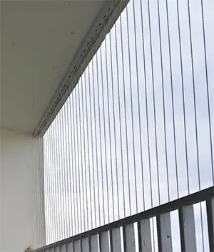 Invisible grill for balcony in Vizag