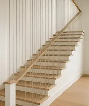 Invisible grill for staircase in Vizag