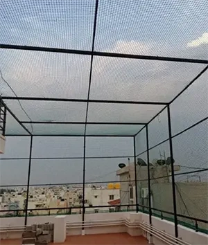 Terrace top safety nets in Vizag